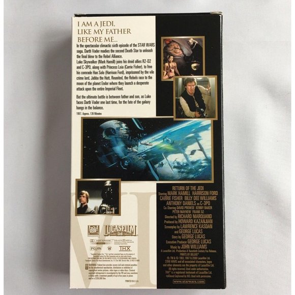 2000 Star Wars Trilogy VHS Tape Box Set of 3 Number IV V & VI Digitally Mastered - Picture 6 of 10